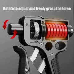 5-165Kg Adjustable Heavy Hand Grip Exercise Strengthener Gripper Finger Expander Arm Wrist Forearm Trainers Fitness Steel Spring