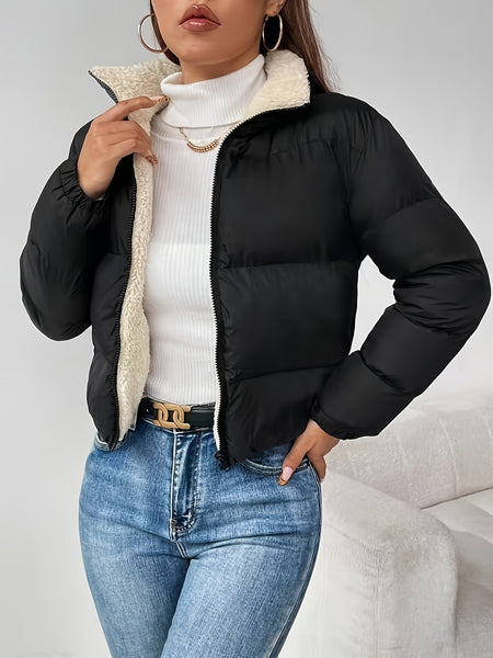 Women's Autumn/Winter Thickened -Lined Long Sleeve Padded Coat