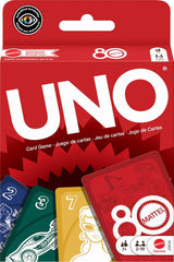 Mattel Games UNO, Classic Card Game for Kids and Adults for Family Game Night, Use as a Travel Game or Engaging Gift for Kids, 2 to 10 Players, Ages 7 and Up, W2087
