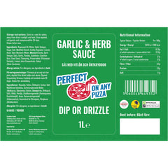 Garlic & Herb Dip or Drizzle, 1L