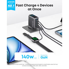 Anker Nano 45W Foldable USB-C Charger and Anker Prime 140W USB-C 4-Port Gan Charger