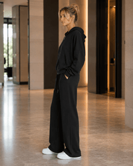 Women'S Soft Touch Tracksuit Set, Zip Up Hooded Jacket & Joggers, Casual 2pcs Lounge Wear Co Ord Outfit, Casual and Sports Wear, Gym Wear Street Wear
