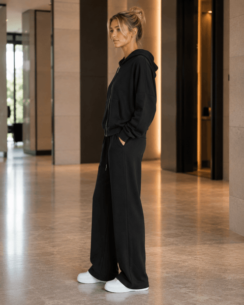 Women'S Soft Touch Tracksuit Set, Zip Up Hooded Jacket & Joggers, Casual 2pcs Lounge Wear Co Ord Outfit, Casual and Sports Wear, Gym Wear Street Wear
