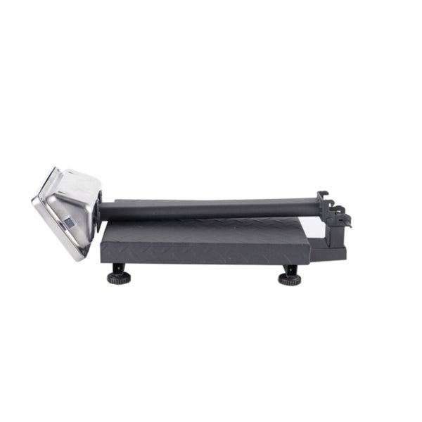 100kg deep gray high-precision electronic platform scale, iron material platform scale, 30 * 40cm tabletop, 50g division value, storage of 5 unit prices and 99 accumulations, supermarket and vegetable market logistics weighing, commercial scale.