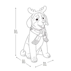 26 Inch Christmas Dog Greeter