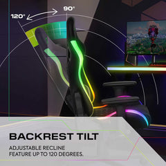 X Rocker Opal RGB Junior Gaming Chair with LED Lights