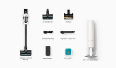 Samsung Bespoke Jet Lite, Max 280W Suction Power Smart Cordless Vacuum Cleaner with AI Cleaning, Pebble Grey, VS80F28DLP/EU