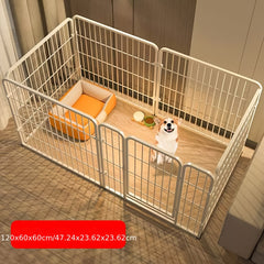 6 Panels Dog Pen | Pet Puppy Playpen Metal Exercise Play Fence for Indoor and Outdoor Use