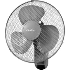 Schallen 16 Inch Wall Mounted Fan with Remote Control, Oscillating Cooling Fan 40cm, 3 Speed Settings, Timer Function, Quiet Wall Fan for Bedroom, Office, Kitchen, Garage, Home Cooling Fan UK, Adjustable Tilt Air Circulator, Energy Efficient Wall Fan Whit