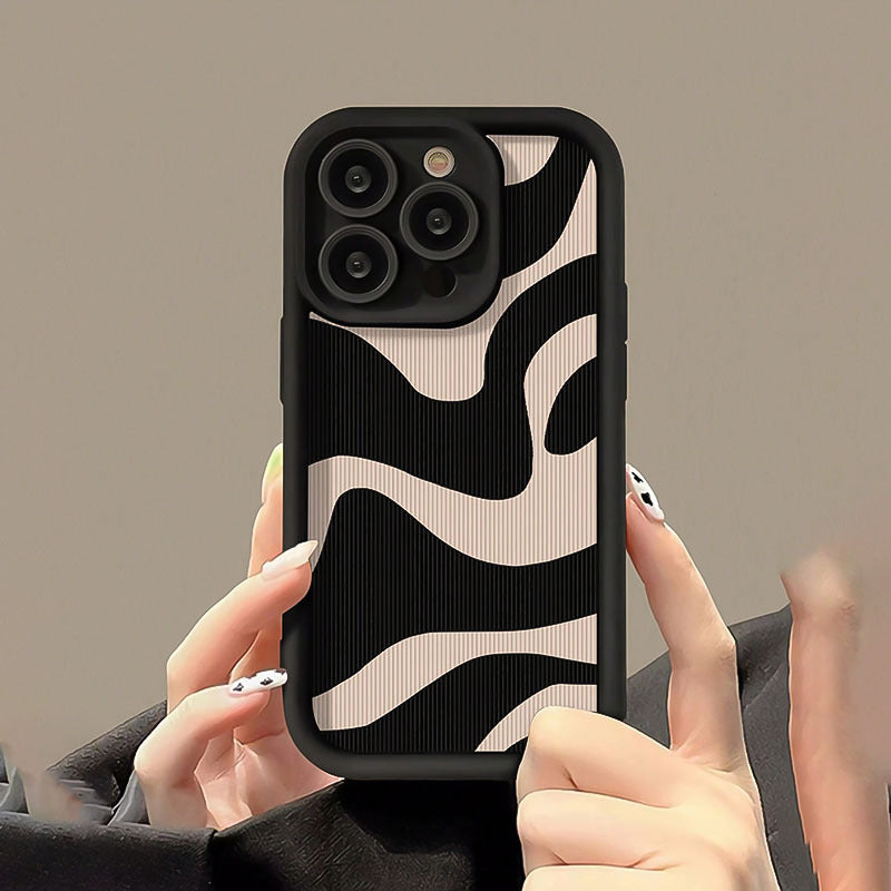 Phone Case: Bamboo Black Simple Luxury Thick Anti-drop Zebra Pattern Phone Case for iPhone 17 Pro 17 Pro Max 17 Air 16 Pro Max 16 16 Pro 16 Plus 15 15 Plus 15 Pro 15 Pro Max 11 12 13 14 Pro Max XS XR 11 Pro 11 Pro Max 12 Pro 12 Pro Max 13 Pro 13 Pro