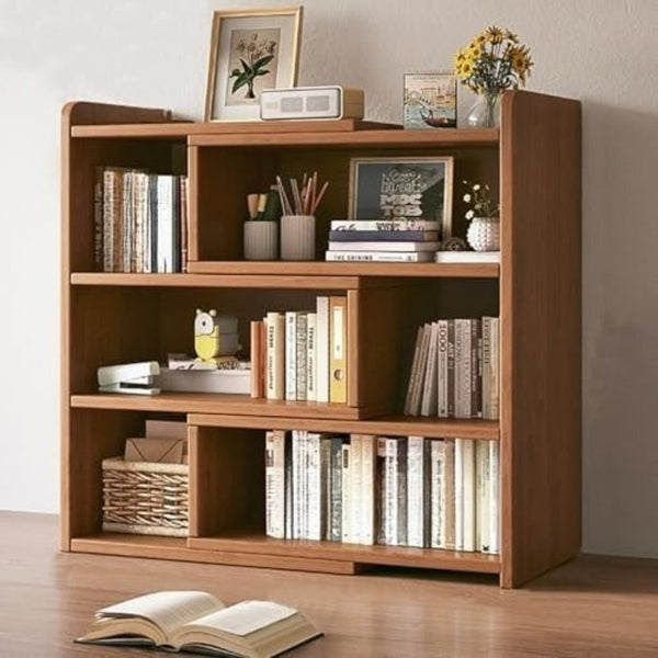 Expandable Desktop Bookcase, Freestanding Multi-layer Bookshelves, Adjustable Width Bookshelf Book Shelf Storage Unit, Multifunctional Storage Rack Book Shelf for Home Office Storage Organization