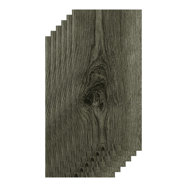 36pcs Self Adhesive Vinyl Flooring, 15X30cm Wood & & Stone Grain Effect Peel and Stick Floor Tiles, Waterproof Flooring Stickers for Home Office Bedroom Kitchen Living Room