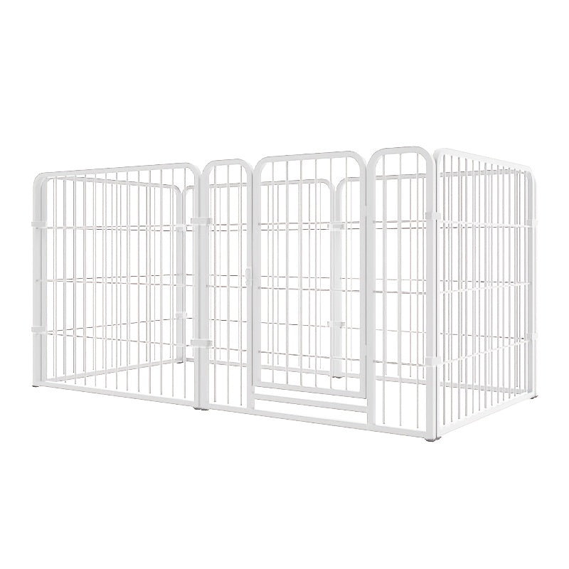 6 Panels Dog Pen | Pet Puppy Playpen Metal Exercise Play Fence for Indoor and Outdoor Use