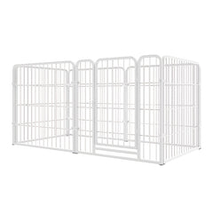 6 Panels Dog Pen | Pet Puppy Playpen Metal Exercise Play Fence for Indoor and Outdoor Use