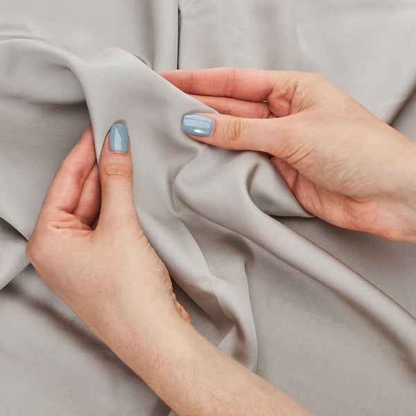Luff 700 Thread Count 100% Organic Bamboo Duvet Set Grey in 4 Sizes