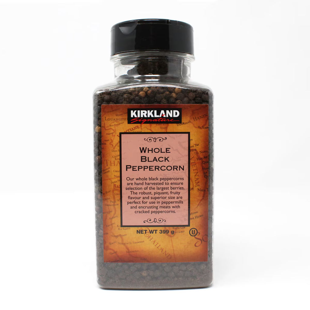 Kirkland Signature Whole Black Peppercorns, 399G
