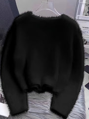 Premium Warm Faux Mink Sweater