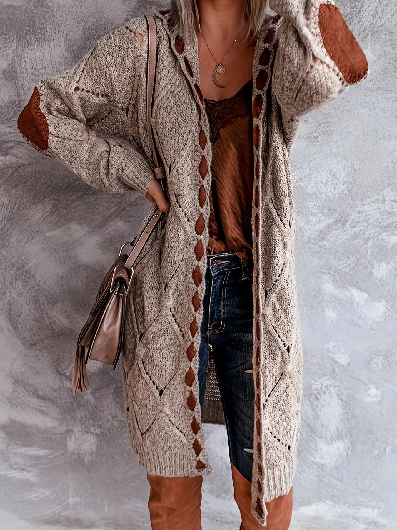 Rachel's Directional Women's Drawstring Hooded Cardigan