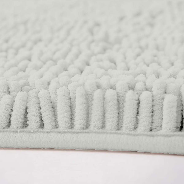1pc Soft Chenille Bath Mat – Durable Chenille Rug with Non-Slip Backing, Stylish Bathroom Rug, Machine Washable Bath Mat, Non-Slip Area Rug for Shower Room & Home Use