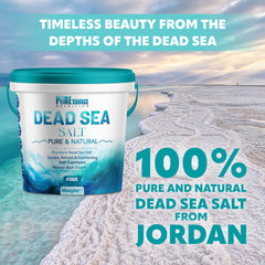 PSN Dead Sea Salt Fine in Bucket – Pure Natural Mineral-Rich Bath Salt for Relaxation, Foot Soaks, Stress Relief & Muscle Recovery – Premium Spa-Grade Salt