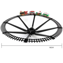 Electric Christmas Train Electric Sound and Light Hangable Christmas Tree Christmas Rail Car Christmas Gifts Children Toys
