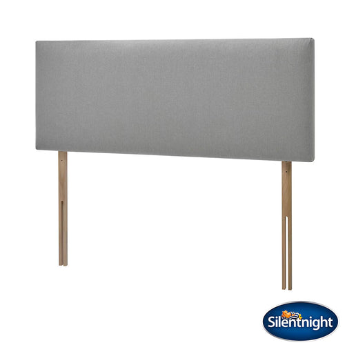 Silentnight Bexley Grey Fabric Headboard, Single