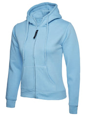 Uneek Clothing UC505 Ladies Classic Full Zip Hooded Sweatshirt - Double Fabric Hood | Brushed Lining, Casual Top for Women | Suitable for Everyday or Work Wear