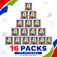 Official Panini FIFA World Cup 2026 Sticker Packs – 16 Sealed Packs – Football Soccer Collectibles, Trading Stickers, World Cup Collection, Gift for Fans & Collectors