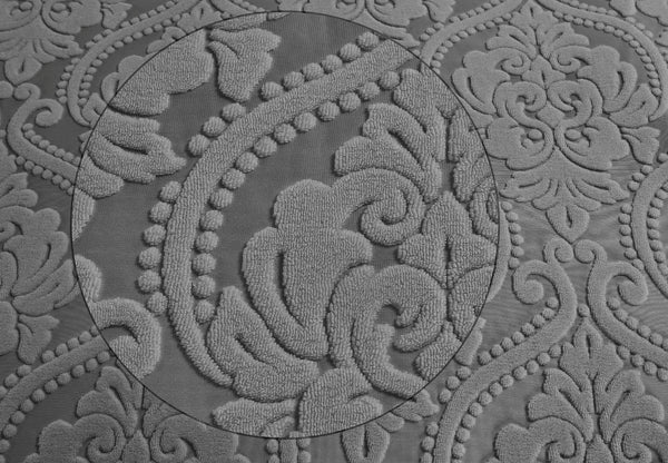 Damask Velvet Duvet Cover Set – Luxury Soft Velvet Fabric with Elegant Pattern, Warm and Cozy Bedding Set, Durable and Easy Care