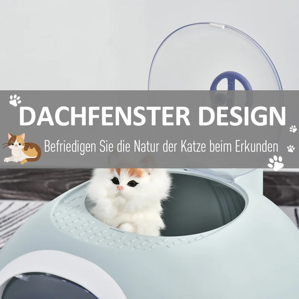 Pattie Plastic Litter Box Enclosure with Scoop