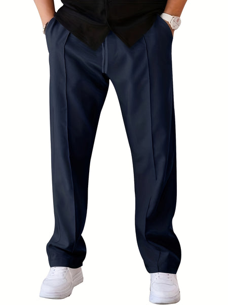 Men's Two-pc Pants, Fashionable Casual Trousers for Outdoor Wear