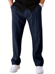 Men's Two-pc Pants, Fashionable Casual Trousers for Outdoor Wear