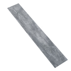 36-Piece Grey Wood Effect Vinyl Flooring Self-Adhesive Floor Planks, 5.0m² PVC Floor Tiles for Living Room, Bedroom, Kitchen, Office