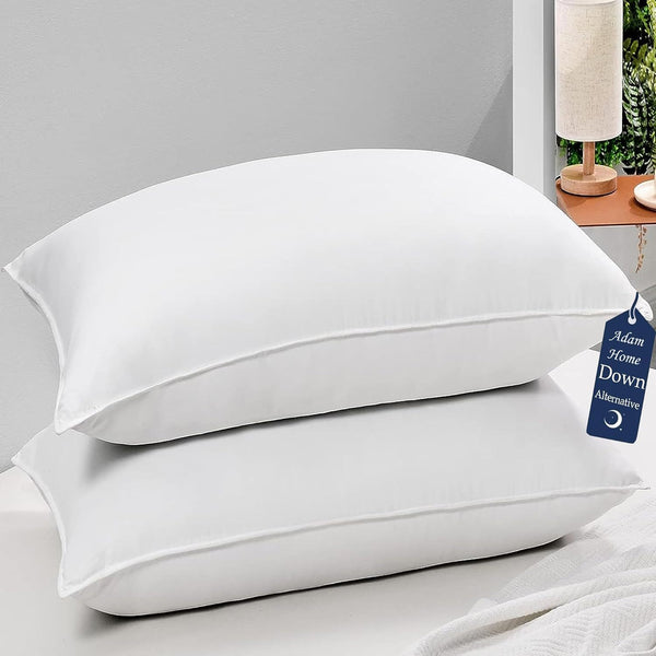Pillows Made in UK Pillow for Sleeping pack of 2 and 1 Hotel Quality Pillows Side Sleeper Bounce Back Bed Pillow Quick rebound, Dust Proof Resistant Premium Filled Pillows