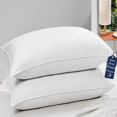 Pillows Made in UK Pillow for Sleeping pack of 2 and 1 Hotel Quality Pillows Side Sleeper Bounce Back Bed Pillow Quick rebound, Dust Proof Resistant Premium Filled Pillows