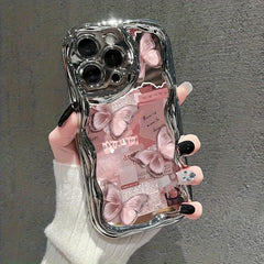1 Cute and Stylish Thick Shockproof Phone Case, Electroplated Cream Soft Cover Suitable for Various iPhone Models Including 17/16/15/14/13/12 Cases/11 Pro Max/Plus/X/8/7- Popular Birthday Gift Business Present Durable Anti-Stain Anti-Fingerprint,