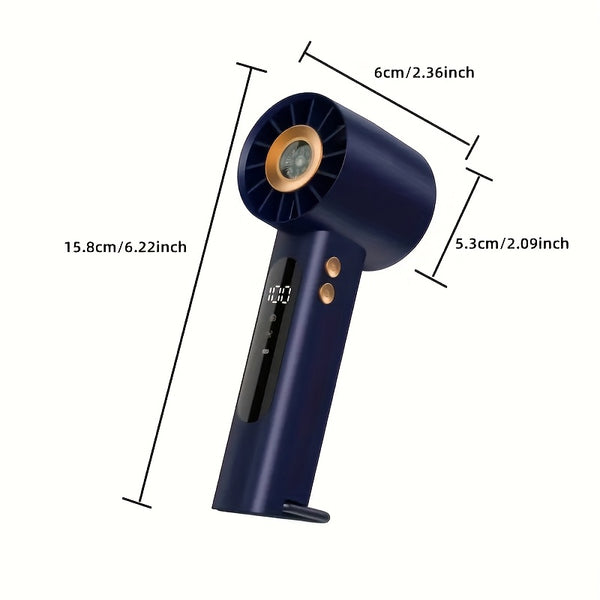 2025 New High-Speed Portable Handheld Fan, 1800mAh Long-Lasting
