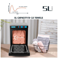5L Hot Towel Warmer, Hot Towel Cabinet, Disinfection Towel Warmer, 176°F Professional Sterilizer Box, for Massage Salon, Bathroom, Spa, Home, Office, Gym, Barber, Beauty