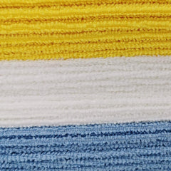 Amazon Basics Microfibre Cleaning Cloth, Pack of 24, Multi Colored, Blue, Orange & White, 40.5 Cm X 30.5 Cm