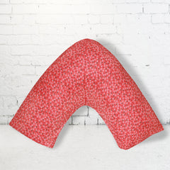 Printed V Pillow Cases Covers Easy Care Head Back Neck Maternity Support74x34cm