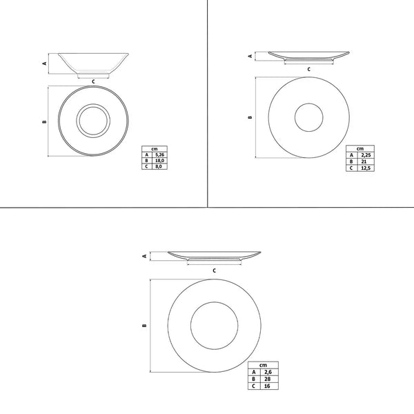 Tramontina Soho Dinnerware Set, 12 Piece