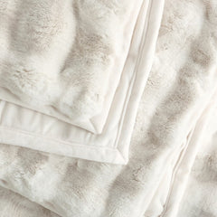 House & Home Bubble Faux Fur Throw in 3 Colours, 152 X 177 Cm