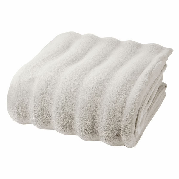 Faux Rabbit Fur Blanket in 3 Colours, 234 X 249 Cm