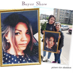 Photo Custom Diamond Painting Cross Stitch Full Square Picture of Rhinestone DIY Diamond Mosaic Diamond Embroidery Sale