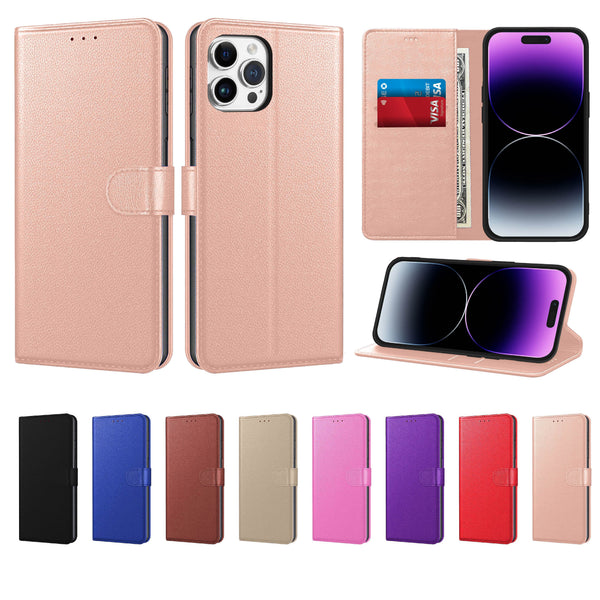 Luxury Case for iPhone 16 Pro Max Plus, 15 Pro Max Plus, 14 Pro Max Plus, 13 Pro Max mini, 12 Pro Max Mini, 11 Pro Max XS MAX XS X SE 8 Plus 7 Plus 6 6S PlusLeather Phone Case Cover, PU Faux Leather Wallet Book Folio Flip Magnetic Shockproof Case with Car