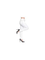 Women’s High-Waisted Stretch Jeans LOOK Jeggings Slim Fit Skinny Denim Trousers – Comfortable, Soft, Pull-On Elastic Waist Pants for Shaping Body Contour, Casual Everyday Wear, Lightweight, Breathable, Stretchy Jean Leggings, Fashion Essentials, Slimming