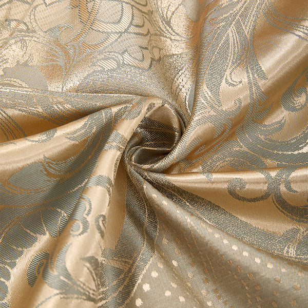 Luxury European Style Satin Jacquard Duvet Cover Three-Piece Set Single/Double/King/Super King Size, Soft Comfortable Floral Pattern Bedding Set, Machine Washable, Zipper Closure, High-Quality Quilt Cover Set for All-season Use, Bedroom, Hotel, Guest Room