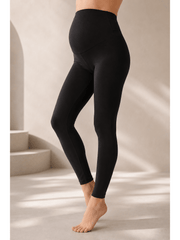 Maternity Leggings for Women – High Waist Over Bump Pregnancy Leggings | Soft Stretch Soft Touch Fabric | Pregnancy Leggings for Everyday Wear, Lounge, Work & Exercise