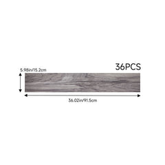 36pcs Retro Wood Effect PVC Flooring Self-adhesive Floor Planks, 5.0m² Vinyl Flooring Floor Plank Floor Tiles Floorboard for Living Room, Bedroom, Kitchen, Office