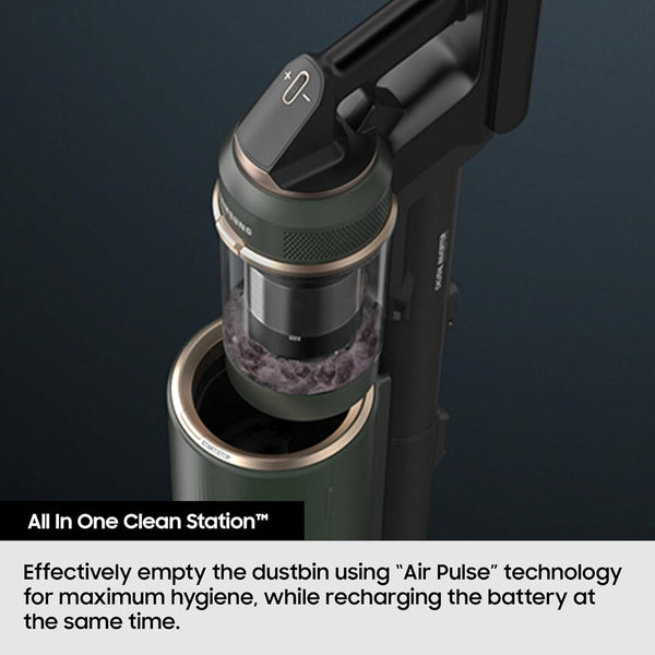 Samsung Bespoke Jet Lite, Max 280W Suction Power Smart Cordless Vacuum Cleaner with AI Cleaning, Pebble Grey, VS80F28DLP/EU